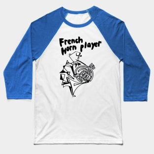 French Horn Player (Male) by Pollux Baseball T-Shirt